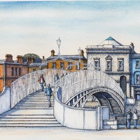 Ha-Penny-Bridge-Dublin-Square-Frame